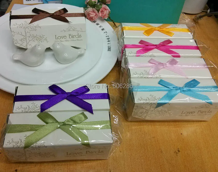 Горячая Распродажа маленький подарок набор керамической короны любовные птицы