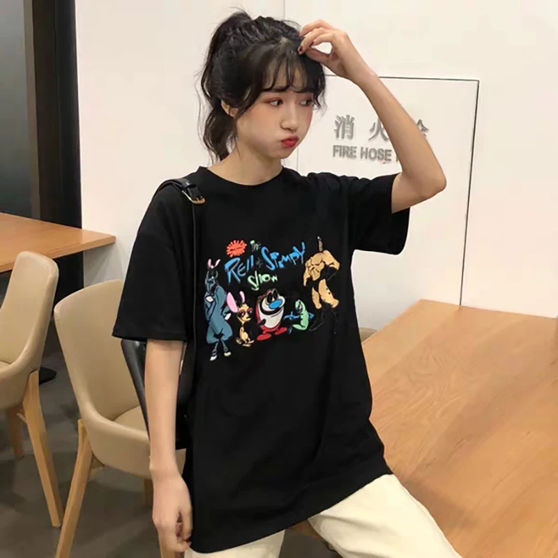 LooseandSlimShorsleeved tshirtGirl|Футболки| |