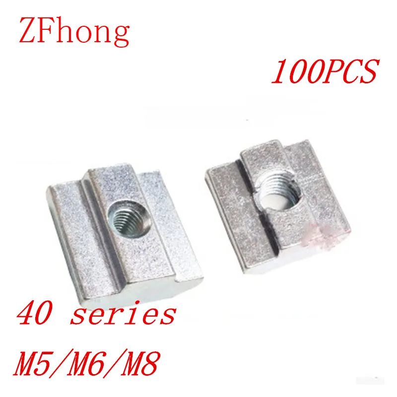 

20PCS m5 m6 m8 t sliding nut for 4040 slot 8 aluminum profile