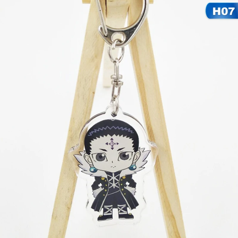 7 Охотник х Охотник аниме Killua Zoldyck Kurapika брелки двусторонний брелок косплей акриловый кулон брелок - Цвет: 7