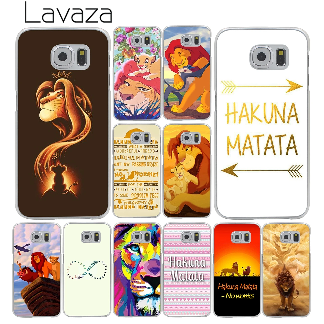 Модный чехол для телефона Hakuna Matata Lion King Samsung Galaxy S20 Ultra S10 Lite S10E S6 S7 Edge S8 S9 Plus A51 A71 A81