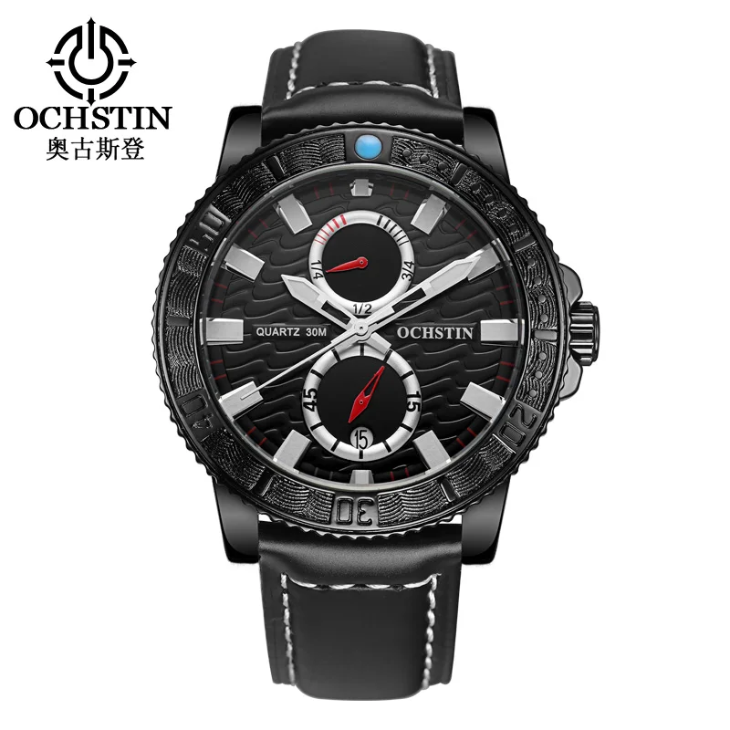 Relogio Masculino OCHSTIN Роскошные Брендовые Часы мужские Хронограф военные Hodinky Кварцевые