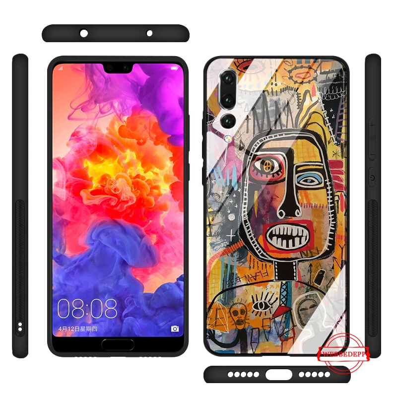 Стеклянный чехол для Huawei P10 lite P20 Pro P30 P Smart honor 7A 8X 9 10 Y6 Mate 20 | Мобильные телефоны и