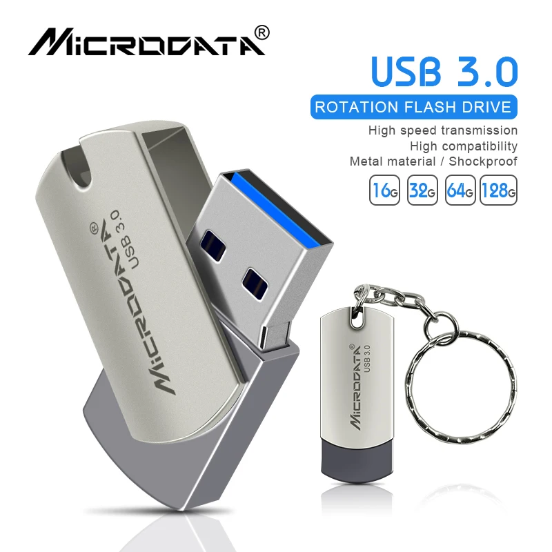 Металлический флеш накопитель высокоскоростной USB 3 0 флэш 16 ГБ 32 64 128 флешка