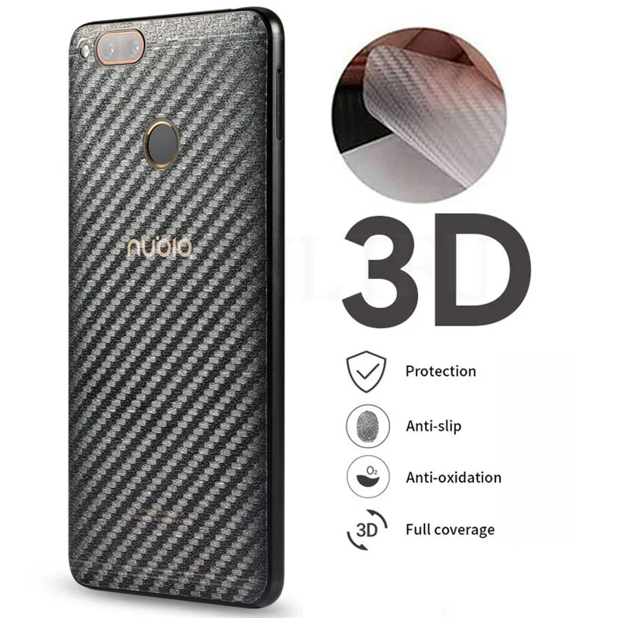 5 шт./лот 3D защита для экрана из углеродного волокна ZTE nubia Z17 Z18 Z11 M2 lite задняя крышка