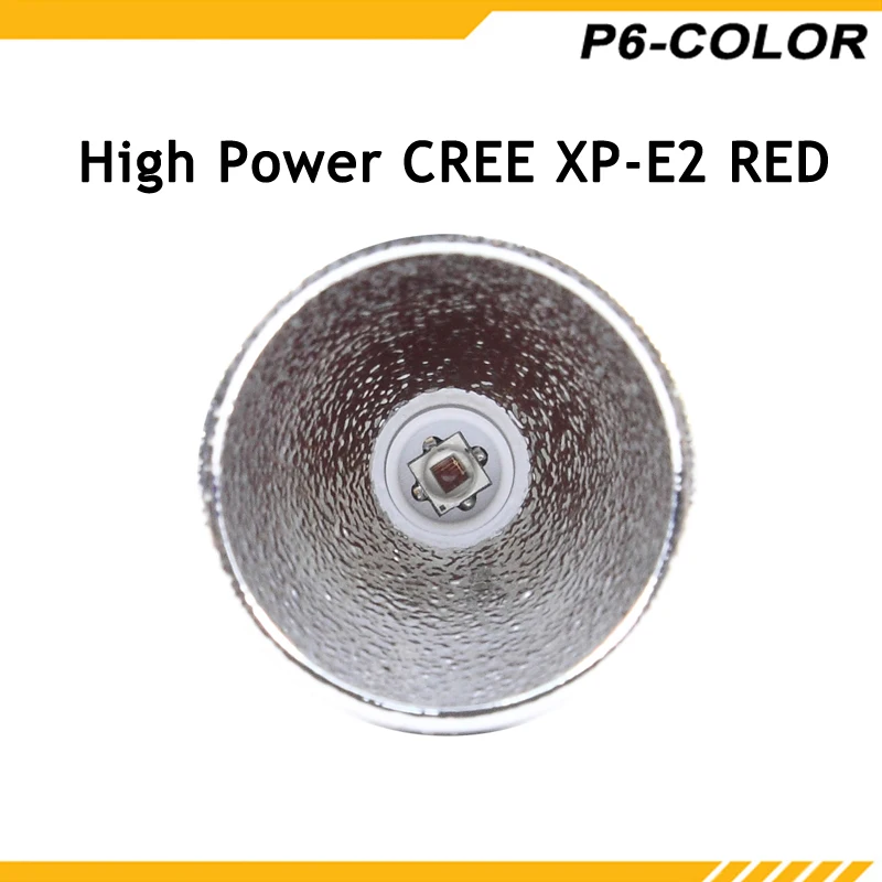 KDLITKER P6 COLOR Cree XP E2 красный 620nm 280 люменов 3в 9в 1 Mode OP P60 Drop in (Dia. 26 5 мм)|Фонарики и