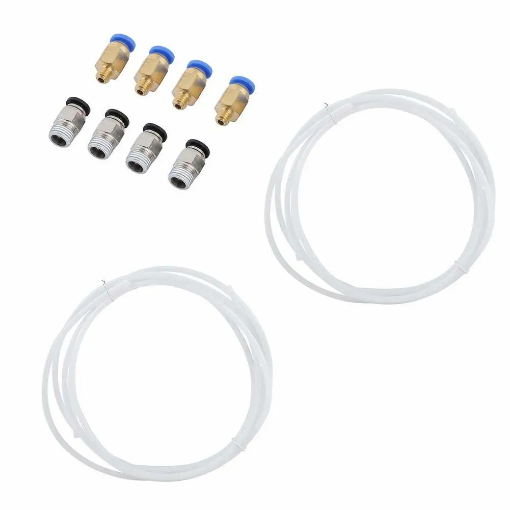 Аксессуары для 3D-принтеров 2 PTFE трубка + 4 PC4-M6 БЫСТРОРАЗЪЕМНАЯ PC4-M10 прямая
