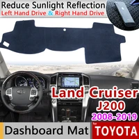 for toyota land cruiser 200 j200 20082019 anti slip mat dashboard cover pad sunshade dashmat carpet accessories 2010 2013 2018