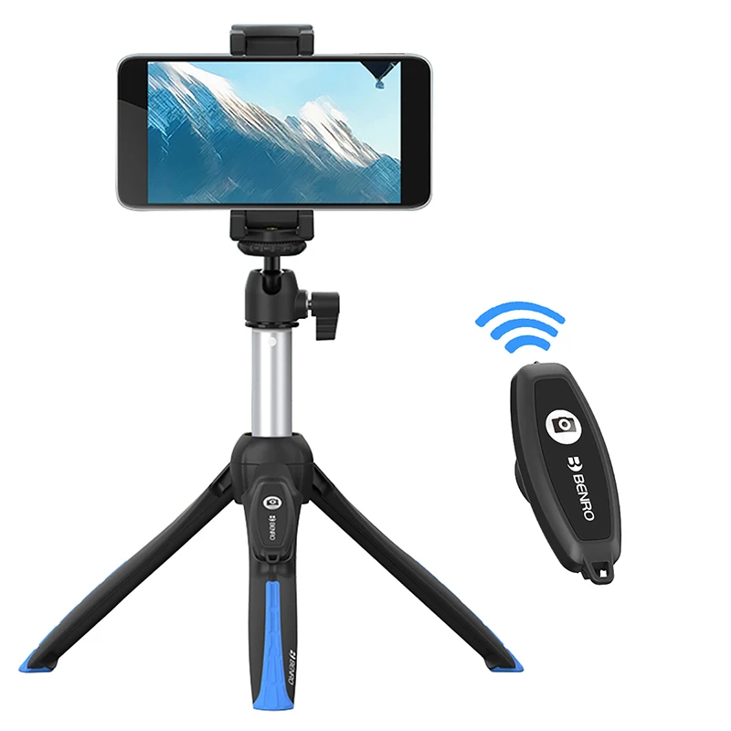 Штатив Benro для селфи Bluetooth смартфона Vlog Live Android iPhone DSLR экшн камеры|Селфи-моноподы| |