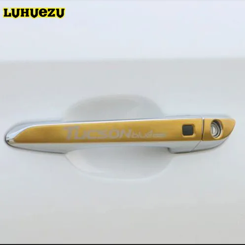 Luhuezu из нержавеющей стали со смарт глазок дверной ручки крышки Накладка для