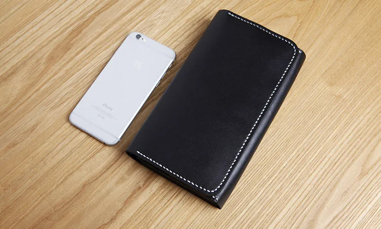 Кошельки LANSPACE мужские из натуральной кожи бумажники ручной работы от известного