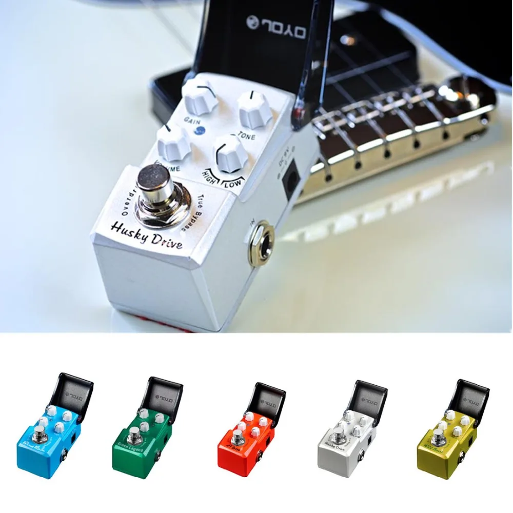 JOYO 5 цветов IRONMAN True Bypass Гитарные эффекты педаль туба Overdrive high gain overdrive Booster Blues