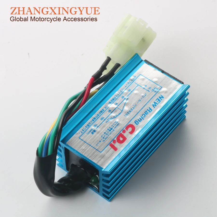 Скутер AC CDI блок зажигания для Лэнса Кабо Кали Гавана классический PSH Soho 50cc 4