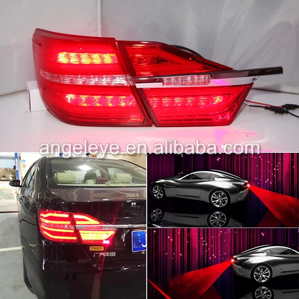 

For TOYOTA Camry LED tail light Red Color with Laser fog light 2014-2015 year BW