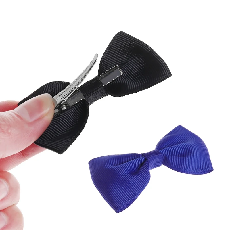 

20Pcs Baby Girl Kids Hair Bow Boutique Alligator Clip Grosgrain Ribbon Bowknot