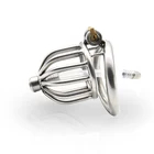 Happygo, нержавеющая сталь Stealth Lock мужское устройство верности с катетером уретры, клетка для члена, кольцо для пениса, секс-игрушка, 260