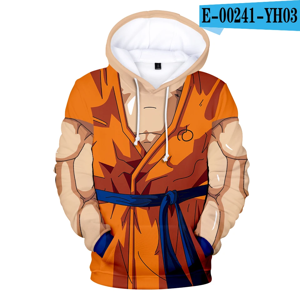 3D Hot Sale Dragon Ball Z 3D Hoodies Men/Women Harajuku Style Sweatshirt poleron Dragon Ball Anime Hoodie Pullover Streetwear - Цвет: 3D