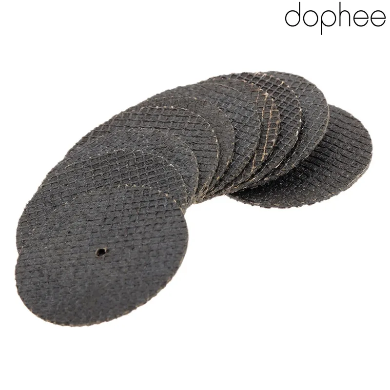 Dophee 10 шт. Dremel аксессуары 38 мм Fibre Смола отрезать диск колеса двойной режущий