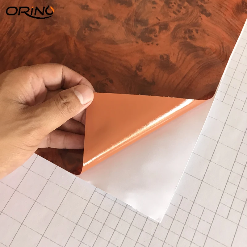 

Car styling 20cm x 300cm Glossy PVC Wood Grain Car Wrap Film Decals Wood Grain Textured Auto Laptop Internal Decoration Sticker