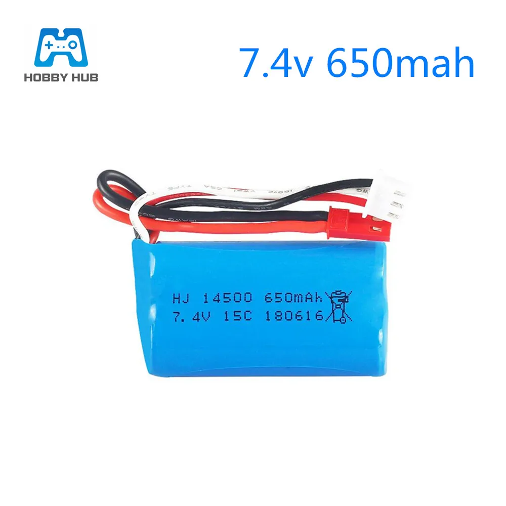 Литий Полимерный Аккумулятор 7 4 В 650 мАч для Syma F1 HJ370 Chelicopter Boao BR6802 Huajun RC модель Shuangma