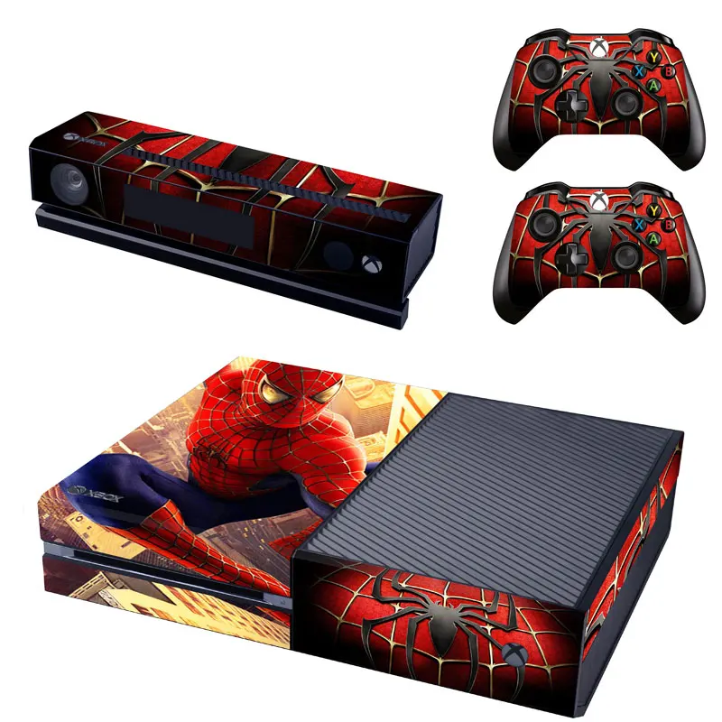 Виниловые наклейки для Xbox One Kinect и 2 контроллера Человек паук|skin sticker|stickers forstickers for