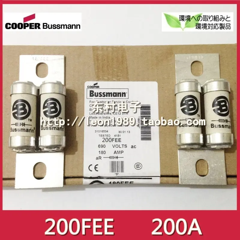 [SA]US Cooper Bussmann предохранители BS88 двухтрубный предохранитель 200FEE 690V 200a 5шт/партия|tube