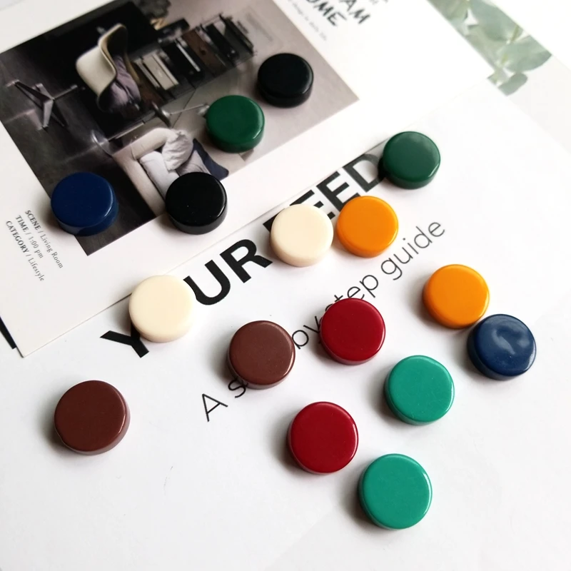 

Nonporous resin round Modilan retro patch DIY hand-made earring earnail accessories material Diameter 15mm