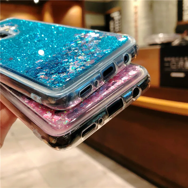 Liquid Glitter Case For Samsung Galaxy Note 9 8 5 4 S9 Plus S8 S7 Edge J2 J5 J7 Prime J3 2016 Quicksand Dynamic Cover |