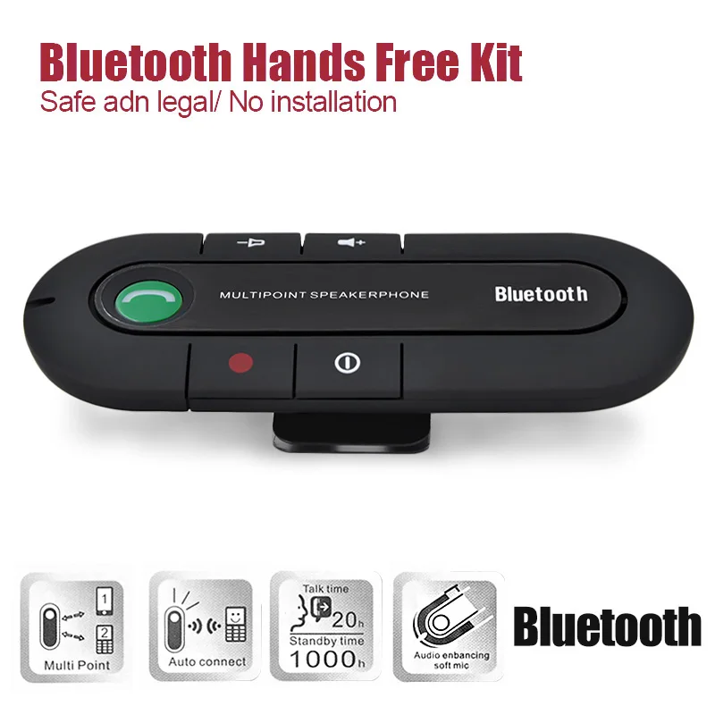 Автомобильный комплект с Bluetooth и громкой связью беспроводной bluetooth-динамик