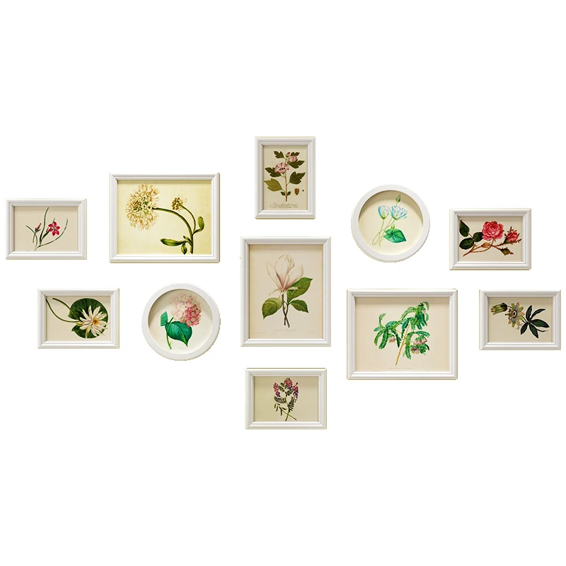 Комбинированная рамка в пасторальном стиле набор из 11 рамок для фотографий