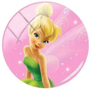 NS385 10 JWEIJIAO 5 шт./лот милый чехол для Tinkerbell и феи фото Круглый DIY стекло кабошон купол демонстрационная плоская задняя часть делая результаты - Цвет: NS385 10