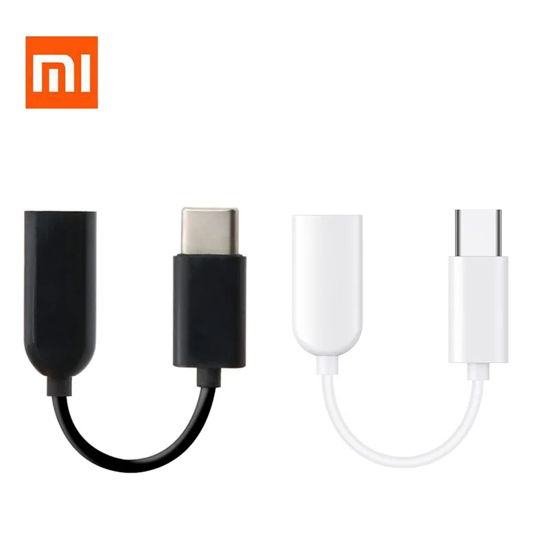 Оригинальный Кабель адаптер xiaomi USB Type C для аудио 3 5 мм разъем наушников mi 8 lite A2 6 6x