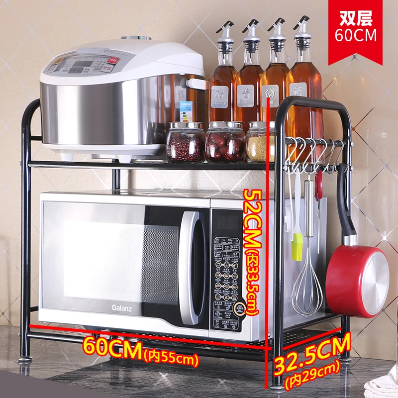 Cocina лидер продаж металлическая напольная полка для кухни микроволновой печи