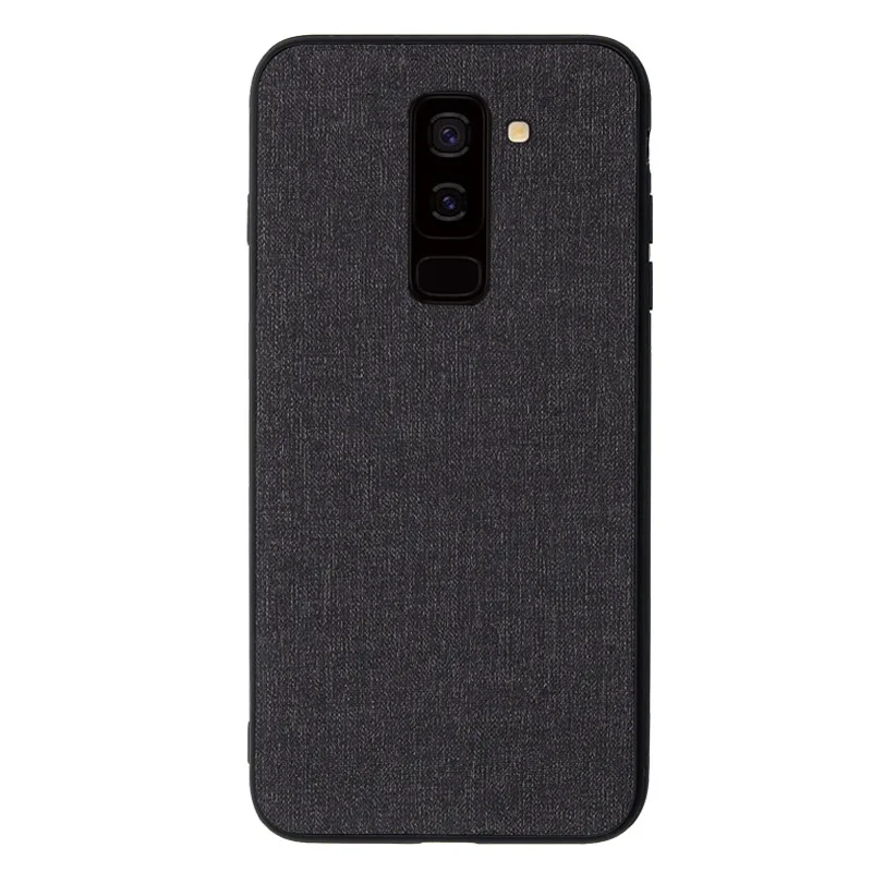 Чехол для Samsung Galaxy A8 2018 задняя крышка + Plus противоударный защитный тканевый