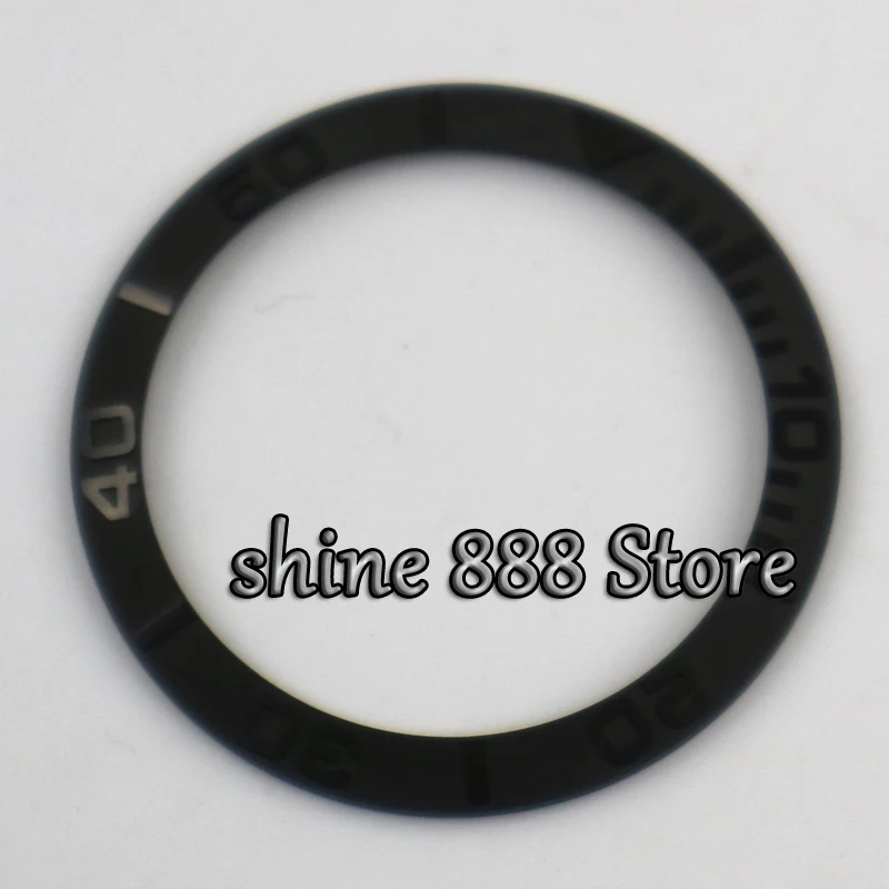 Часы мужские механические черные с керамической вставкой 38 мм 40 мм|ceramic bezel insert|bezel