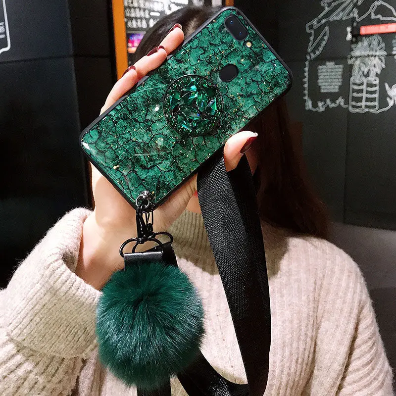 Роскошный стильный чехол для OPPO R17 R11 R11S R9S Plus R15 Dream 3D Crystal Airbag кронштейн ТПУ Oppo K1 R15X