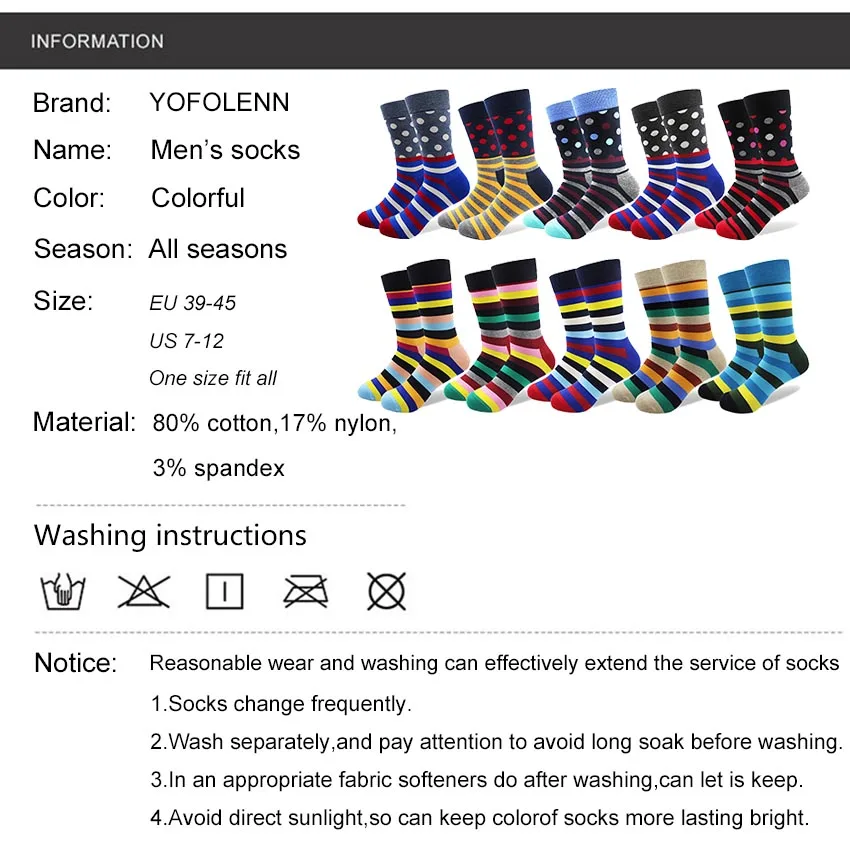 10 парт/лот мужские носки из чесаного хлопка для свадьбы красочный стиль в горошек