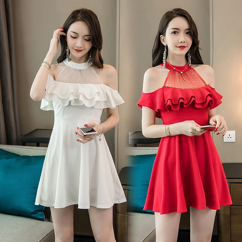 Robe femme ete модное Брендовое летнее Сетчатое платье с оборками Женская одежда vestidos de