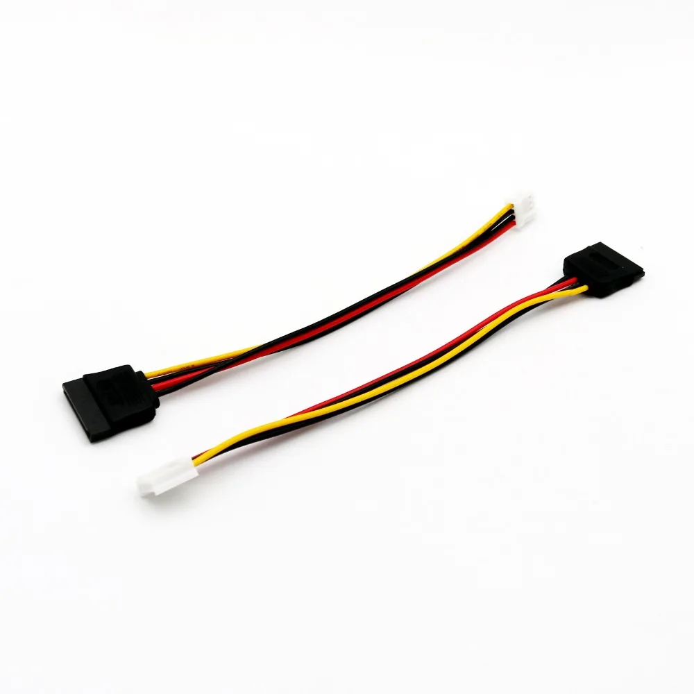 

20pcs SATA 15 Pin Female to 4 Pin Floppy FDD Female Jack Power Converter Adapter Cable Cord 20cm