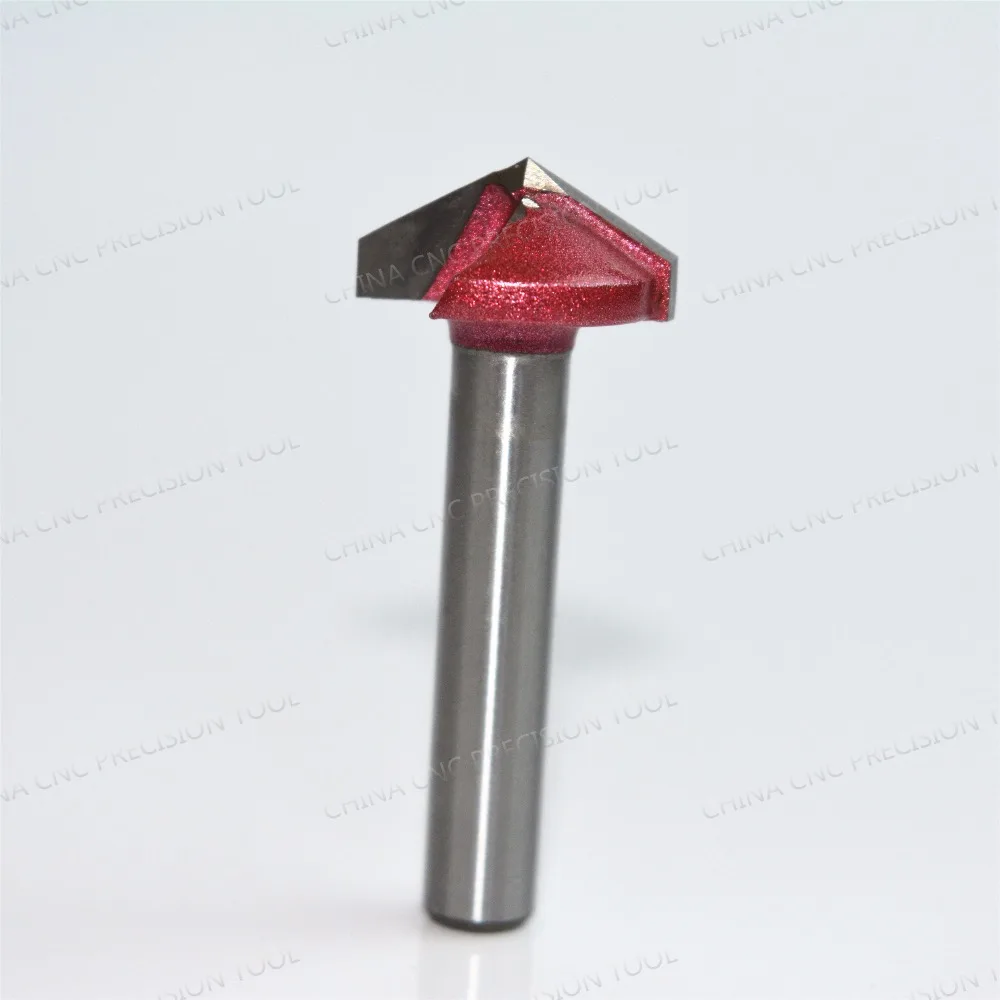 6mm*16mm*120degrees Freeshipping CNC solid carbide 3D End Mill tungsten steel woodworking insert router bit wood tools V Bit | Инструменты