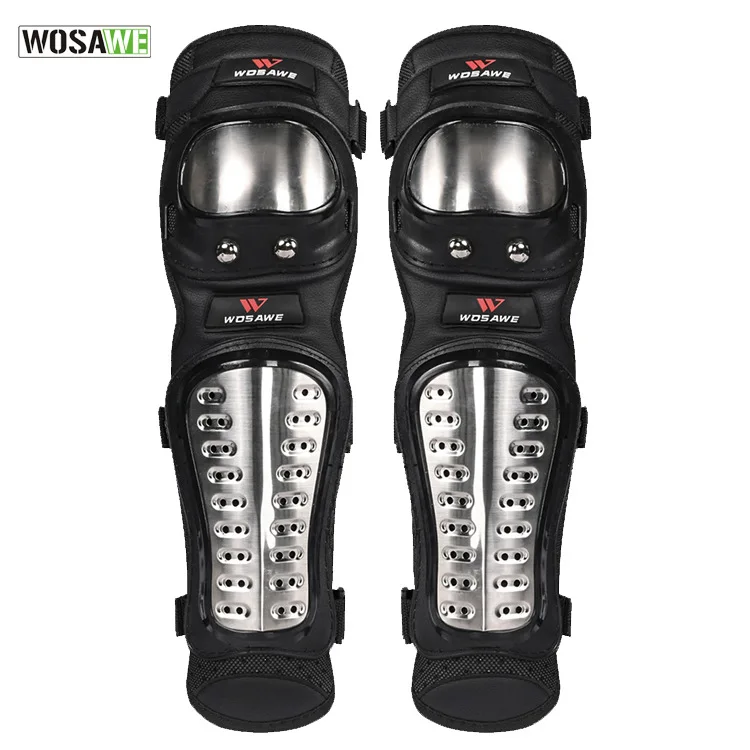 Спортивные наколенники из нержавеющей стали EVA прочные для катания на лыжах и