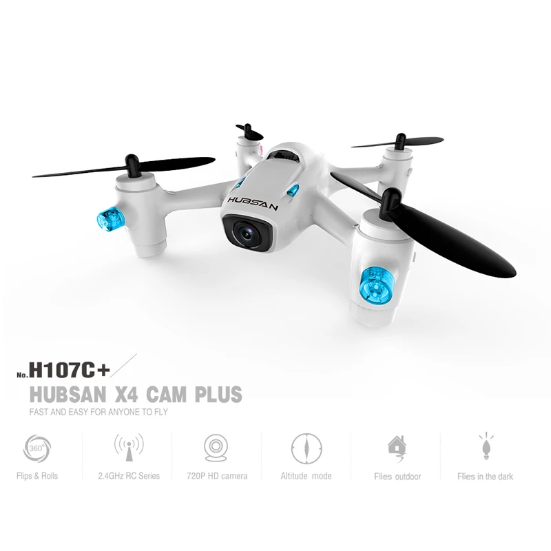 (В наличии) оригинальный Hubsan X4 Камера плюс H107C + (H107C плюс) 6-axis Gyro RC Квадрокоптер с 720P