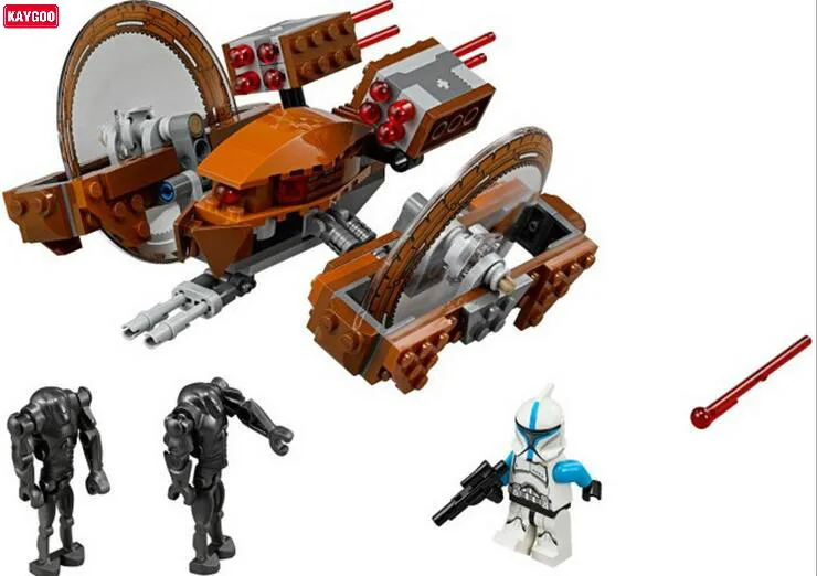 Kaygoo 10370 классические Звездные серии космические войны Hailfire Droid 75085 Строительные