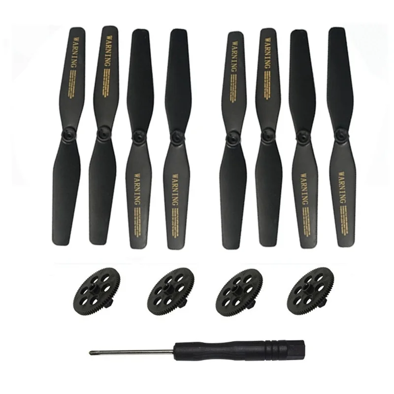 VISUO XS809S BATTLES SHARKS RC Quadcopter Spare Parts Crash Pack 8Pcs Propeller Gear Screwdriver | Игрушки и хобби