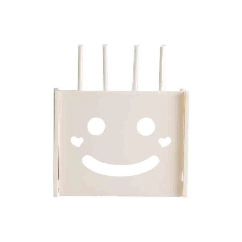 Wireless Wifi Router Storage Box Plastic Shelf Wall Bracket Cable Organizer Broadband home | Дом и сад
