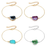 korean irregular hollow resin bracelets wedding adjustable chain bracelet for women jewelry bangles