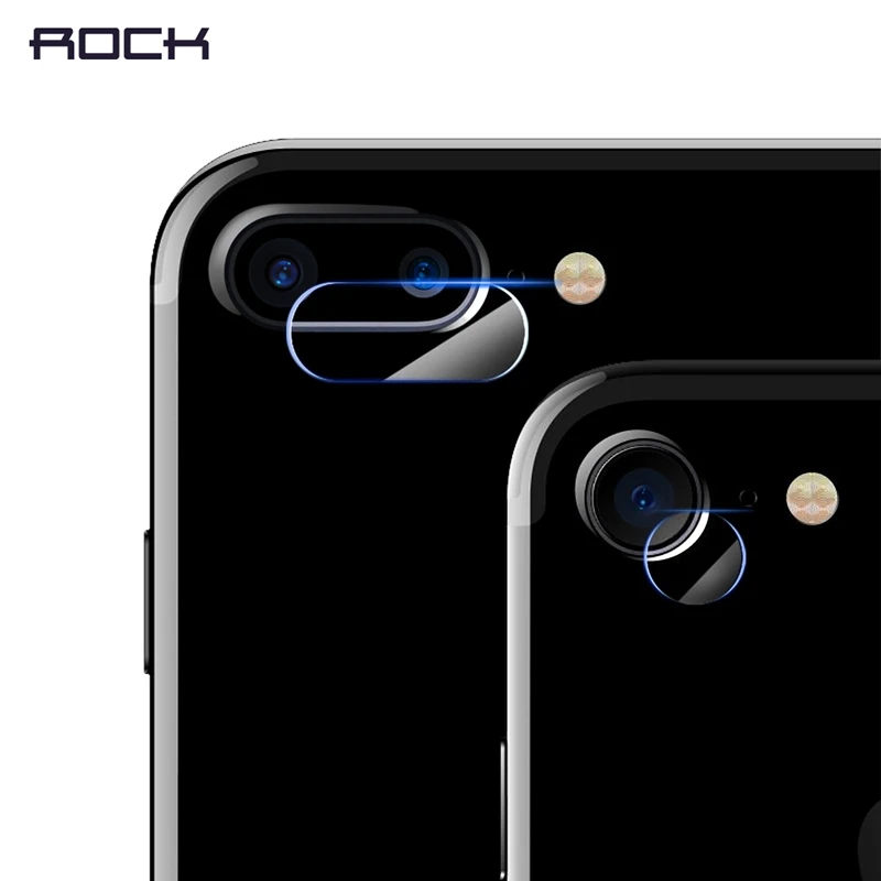 ROCK 0 15 мм 2 шт прозрачная камера объектив стекло для iPhone 7 7plus 8 плюс протектор