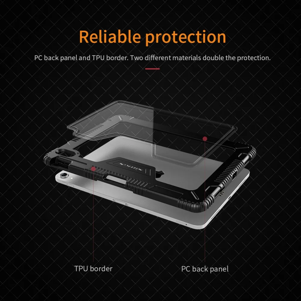 Чехол NILLKIN для iPad 9 7 Pro 11 12 2018 умный флип чехол с держателем карандаша