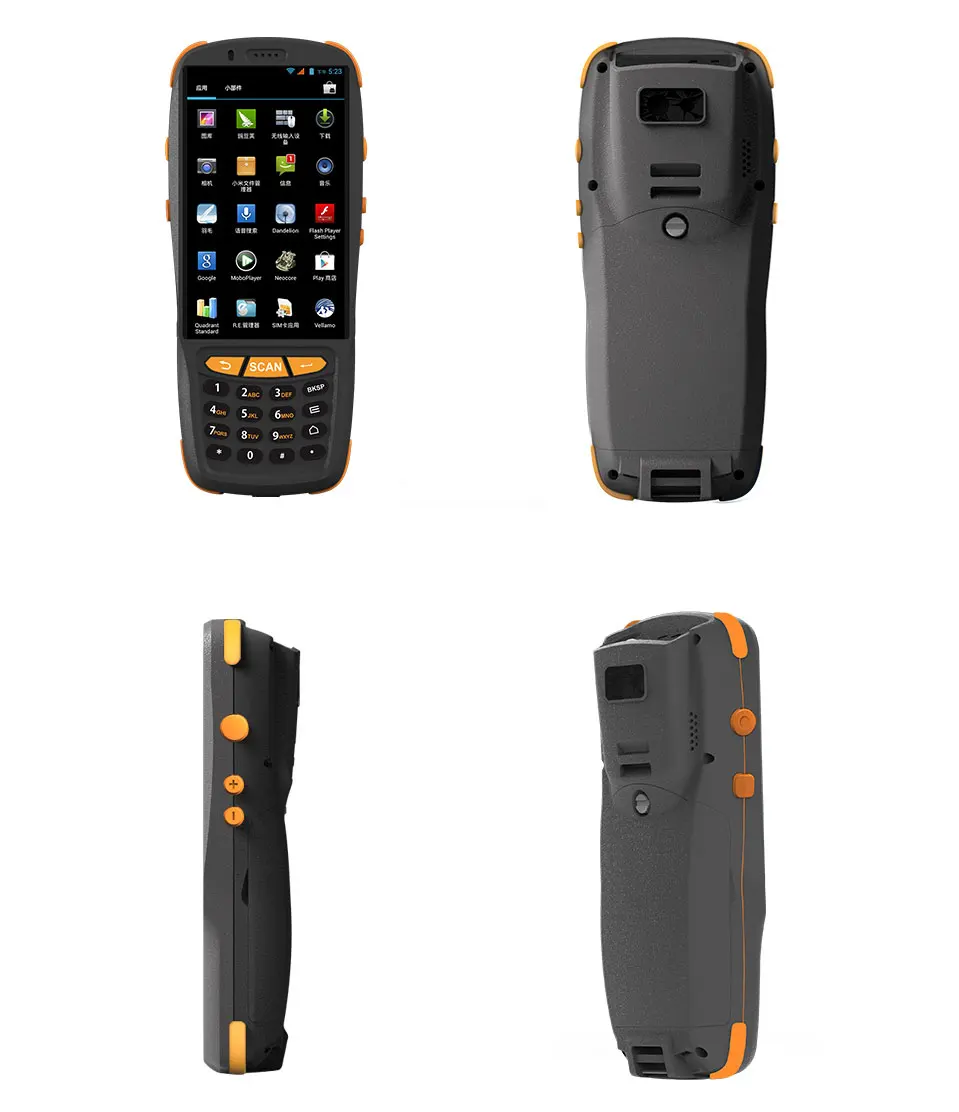 Китайский производитель портативный android pda терминал данных сканер штрих-кода с 1D или 2D ручные устройства сбора данных 4G