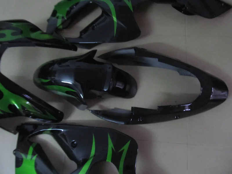 Литьевая форма обтекатель комплект для KAWASAKI Ninja ZX12R 02 03 04 05 ZX 12R 2002 2004 2005 ABS зелено